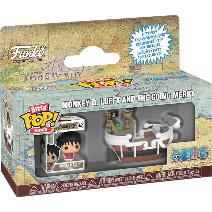 8_1e760abe-5892-49b8-8ddd-54e281b7e0ae Funko Bitty Pop! Rides: One Piece - Monkey D. Luffy and The Going Merry - Image 1