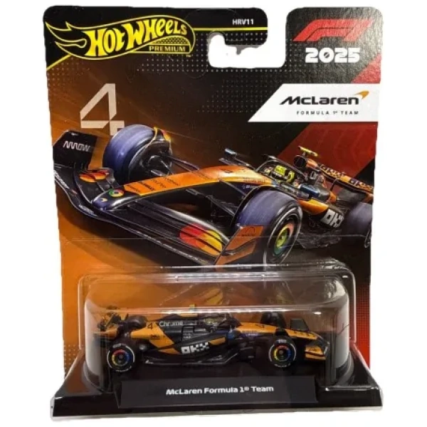 Mattel Hot Wheels Premium: F1 2025 - McLaren Formula 1 Team Vehicle