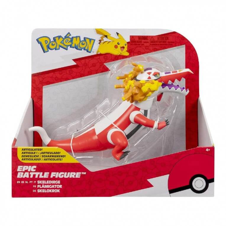 pokemon-epic-figoura-maxis-30ek-skeledirge-wave-8-jw095164-w8-pkw4081 Pokemon Battle Feature Figure – Skeledirge - Image 1