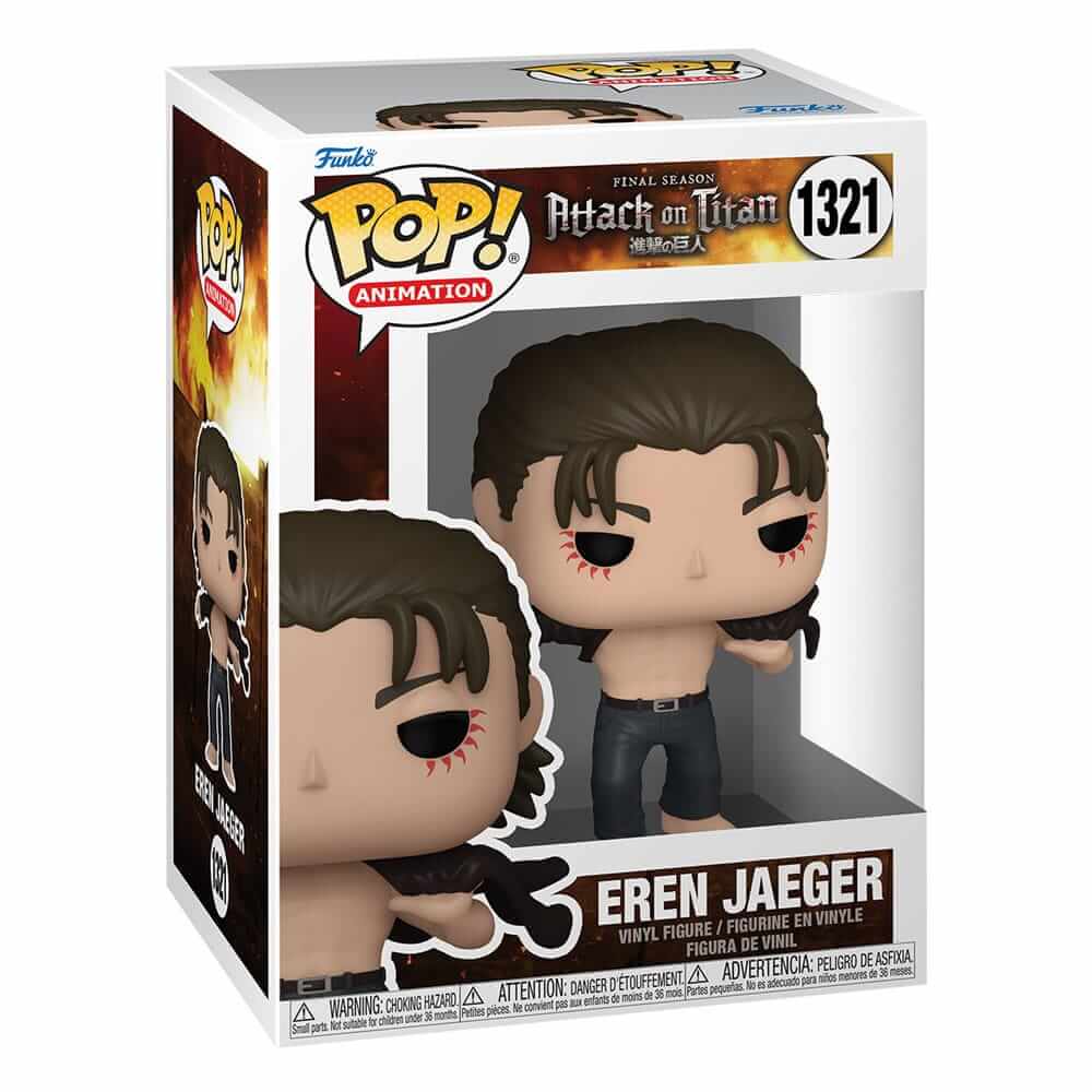 x_fk67926_a Funko POP! Attack on Titan - Eren Jaeger #1321 - Image 1