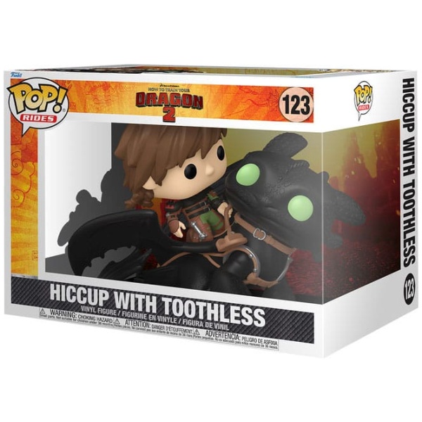 Funko POP! Deluxe How to Train Your Dragon - Hiccup w/Toothless #123