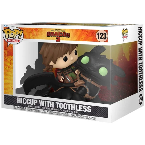 Funko POP! Deluxe How to Train Your Dragon - Hiccup w/Toothless #123
