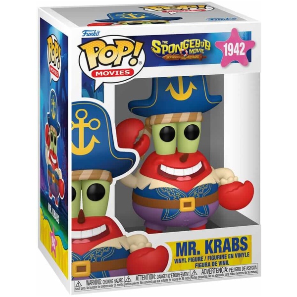 Funko POP! SpongeBob SquarePants Movie - Mr. Krabs (Pirate) #1942