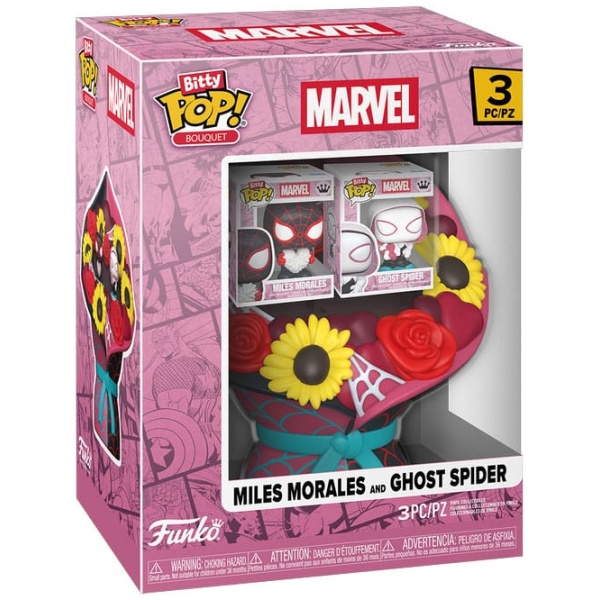 Funko Bitty Bouquet POP! Marvel - Miles Morales & Ghost Spider (Valentine)