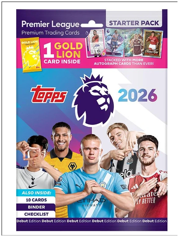 x_topp076518 Premier League 2025/26 Trading Cards Starter Pack - Image 1