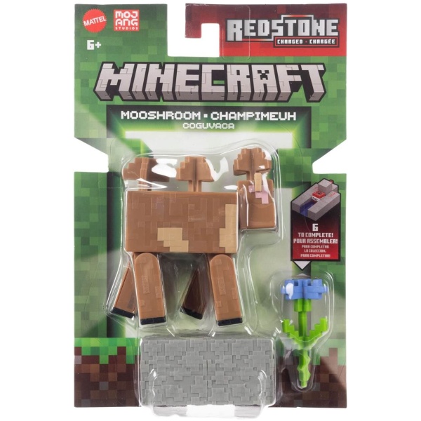 Mattel Minecraft: Redstone Charged - Mooshroom 8cm