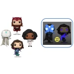 Funko POP! Marvel - Scarlet Witch, The Vision, Monica Rambeau, Agatha Harkness (GITD) 4-Pack - Image 2