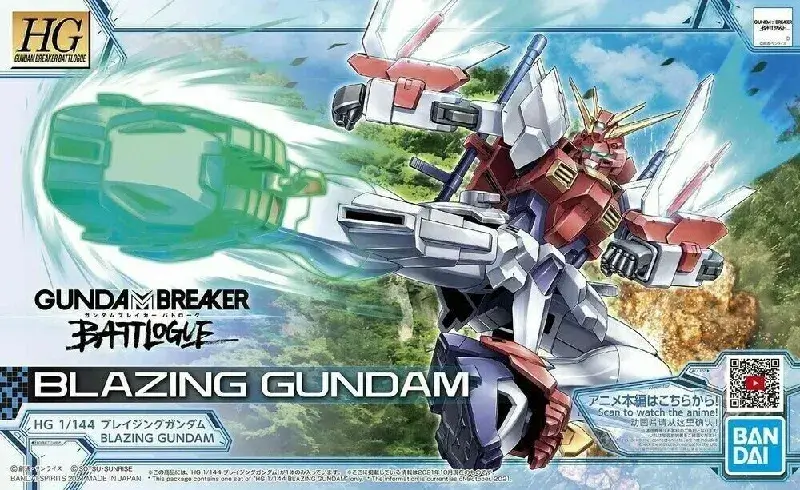 HG Gundam Breaker Battlogue Blazing Gundam Hg Gundam - Blazing 1/144 - Image 1