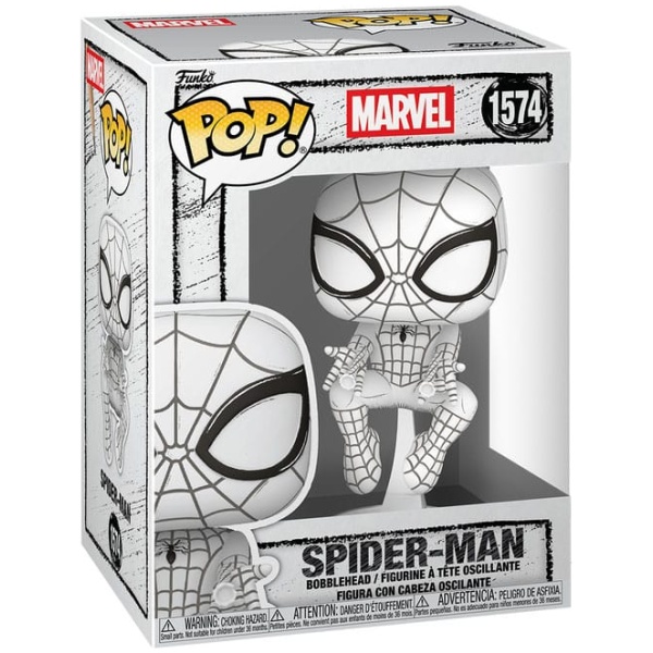Funko POP! Marvel: Sketched - Spider-Man #1574