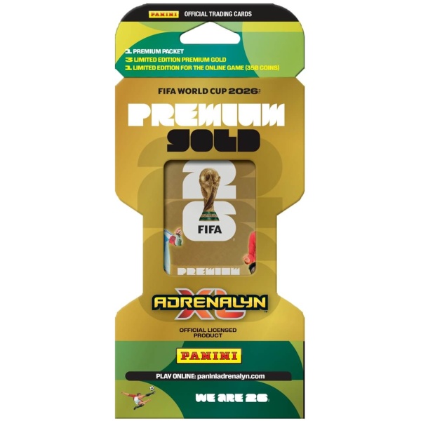 Panini Adrenalyn XL: Fifa World Cup 2026 Premium Gold - Blister Pack