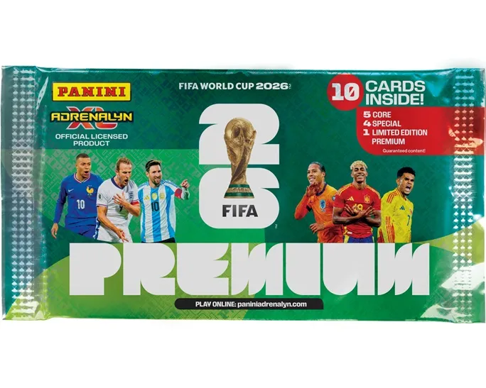 43145 Panini Adrenalyn XL: Fifa World Cup 2026 - Premium Card booster (10 cards) - Image 1