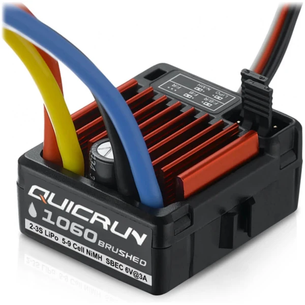 Hobbywing QuicRun 1060 Brushed ESC T-Plug 60A for 1/10