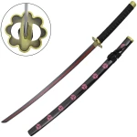 ONE PIECE REPLICA CARBON STEEL SWORD - RORONOA ZORO SHUSUI KATANA 96CM
