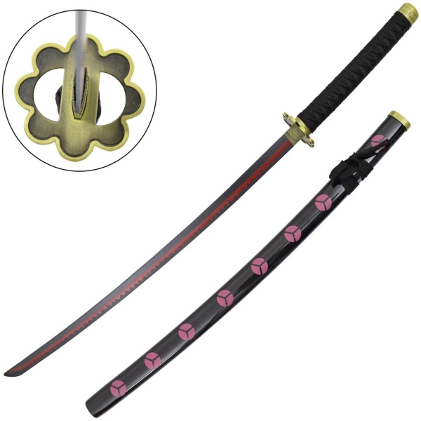 ONE PIECE REPLICA CARBON STEEL SWORD - RORONOA ZORO'S KATANA 96CM
