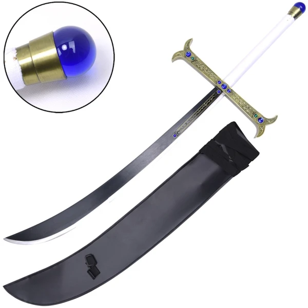 ONE PIECE REPLICA DRAKUL MIHAWK'S YORU STEEL SWORD 120CM