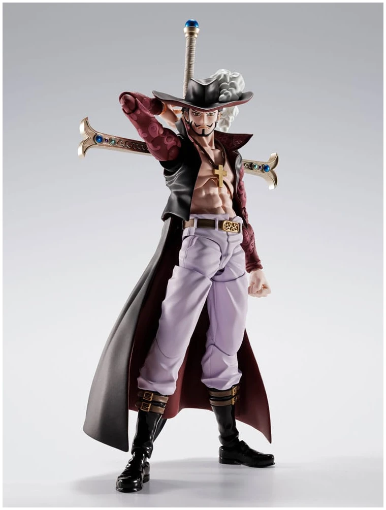 x_btn67616 One Piece S.H.Figuarts Action Figure Dracule Mihawk Hawkeye 17cm - Image 1