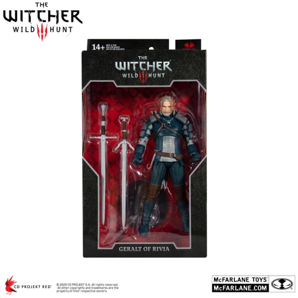 The Witcher Action Figure Geralt of Rivia (Viper Armor: Teal Dye) 18cm