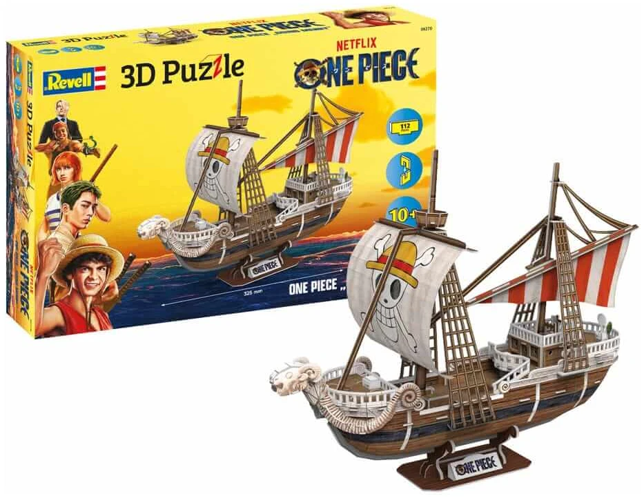 x_rev00270_a One Piece 3D Puzzle Flying Lamb / Going Merry 32cm - Image 1