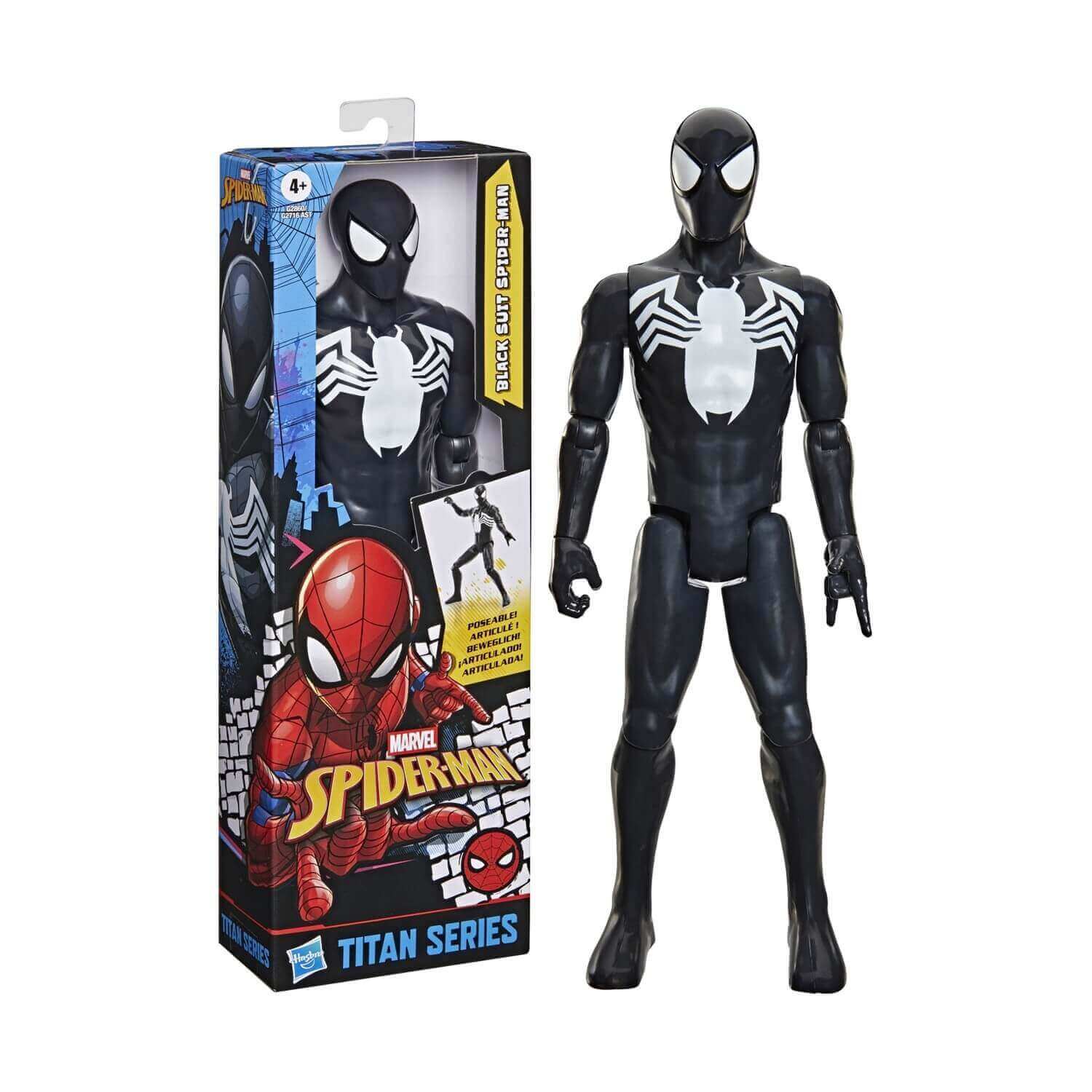 0211058 Hasbro Spider-Man: Figures - Symbiote Spiderman Titan Hero - Image 1