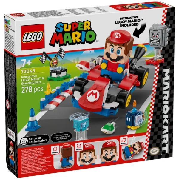 LEGO Super Mario Kart-Interactive Lego Mario & Standard Kart