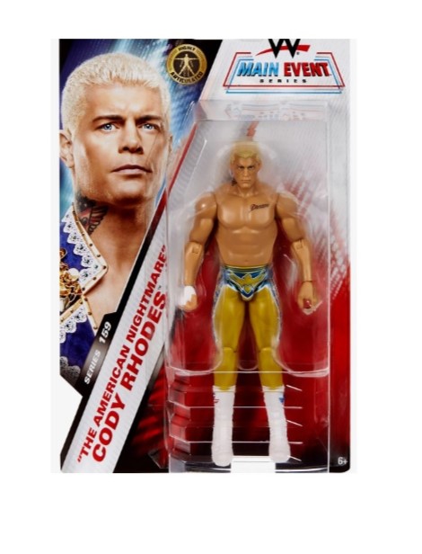 rody Mattel WWE Main Event Series - 159 CODY RHODES action figure - Image 1