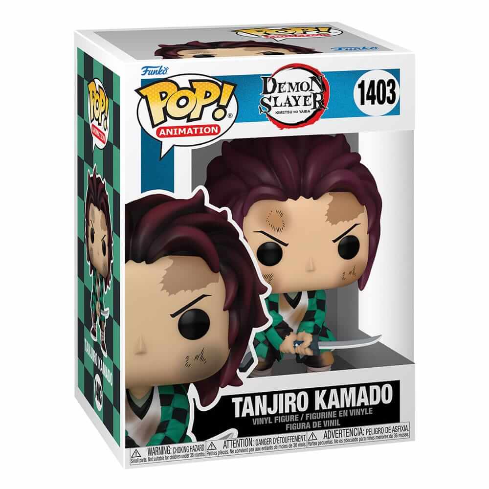 x_fk72613_a Funko POP! Demon Slayer: Kimetsu no Yaiba - Tanjiro Kamado #1403 - Image 1