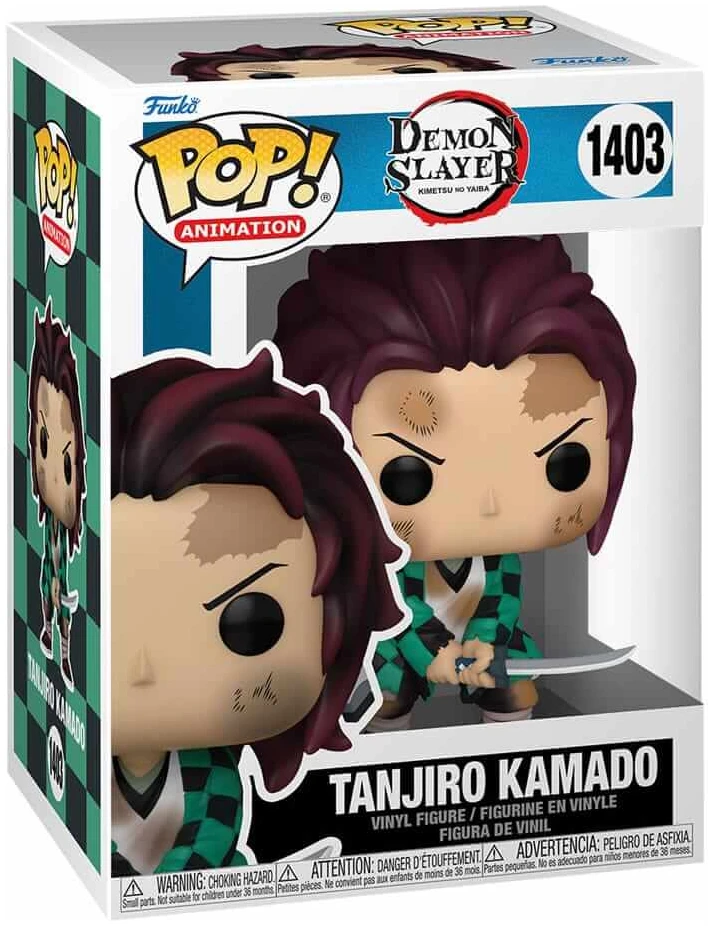 x_fk72613_a Funko POP! Demon Slayer: Kimetsu no Yaiba - Tanjiro Kamado #1403 - Image 1