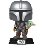 Funko POP! Star Wars: The Mandalorian & Grogu - Mandalorian With Grogu #818 - Image 2