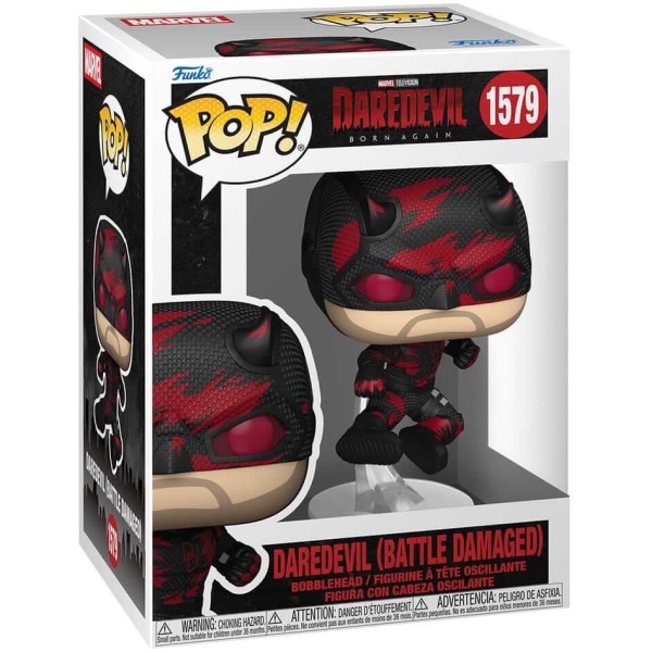 Funko POP! Marvel: Daredevil: Born Again - Daredevil (Battle Damaged) #1579