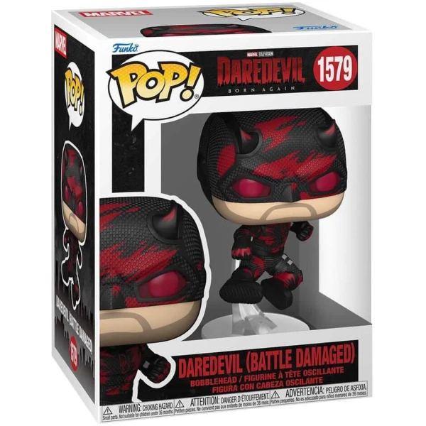 Funko POP! Marvel: Daredevil: Born Again - Daredevil (Battle Damaged) #1579