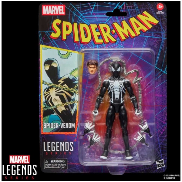 Spider-Man Marvel Legends Retro Action Figure Spider-Venom 15cm