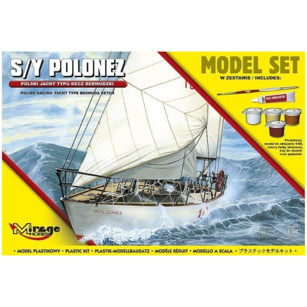 MODEL SET Jacht S/Y Polonez 1/50