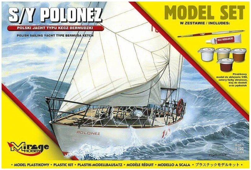 0302292429f37d4bb8224cb12b0d1358 MODEL SET Jacht S/Y Polonez 1/50 - Image 1
