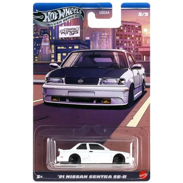 Mattel Hot Wheels Silver Series: Compact Kings - '91 Nissan Sentra Se-R