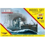 MODEL SET 'V 106' German WWI Torpedo Ship 1/400