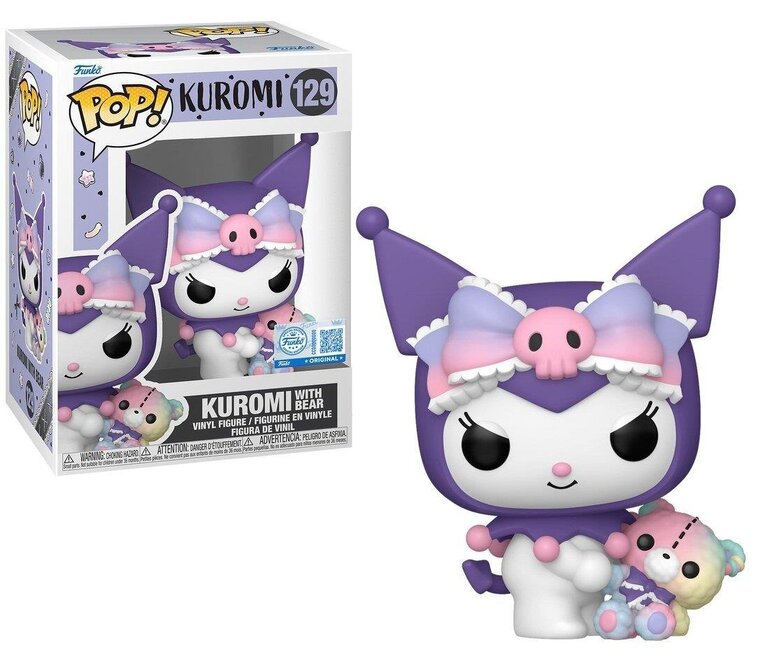 9f52d713e1d89270bf066440d2d457f273a63348 Funko Pop! Sanrio: Hello Kitty - Kuromi with Bear (Special Edition) #129 - Image 1