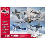 D-Day Fighters - Gift Set with paints glue and brush 1/72