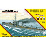MODEL SET ORP 'MAZUR' 1935 (Training Ship) 1/400