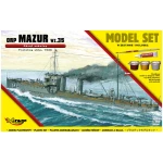 MODEL SET ORP 'MAZUR' 1935 (Training Ship) 1/400