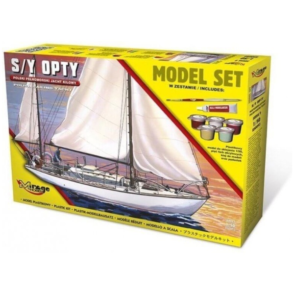 MODEL SET Jacht S/Y Opty 1/50