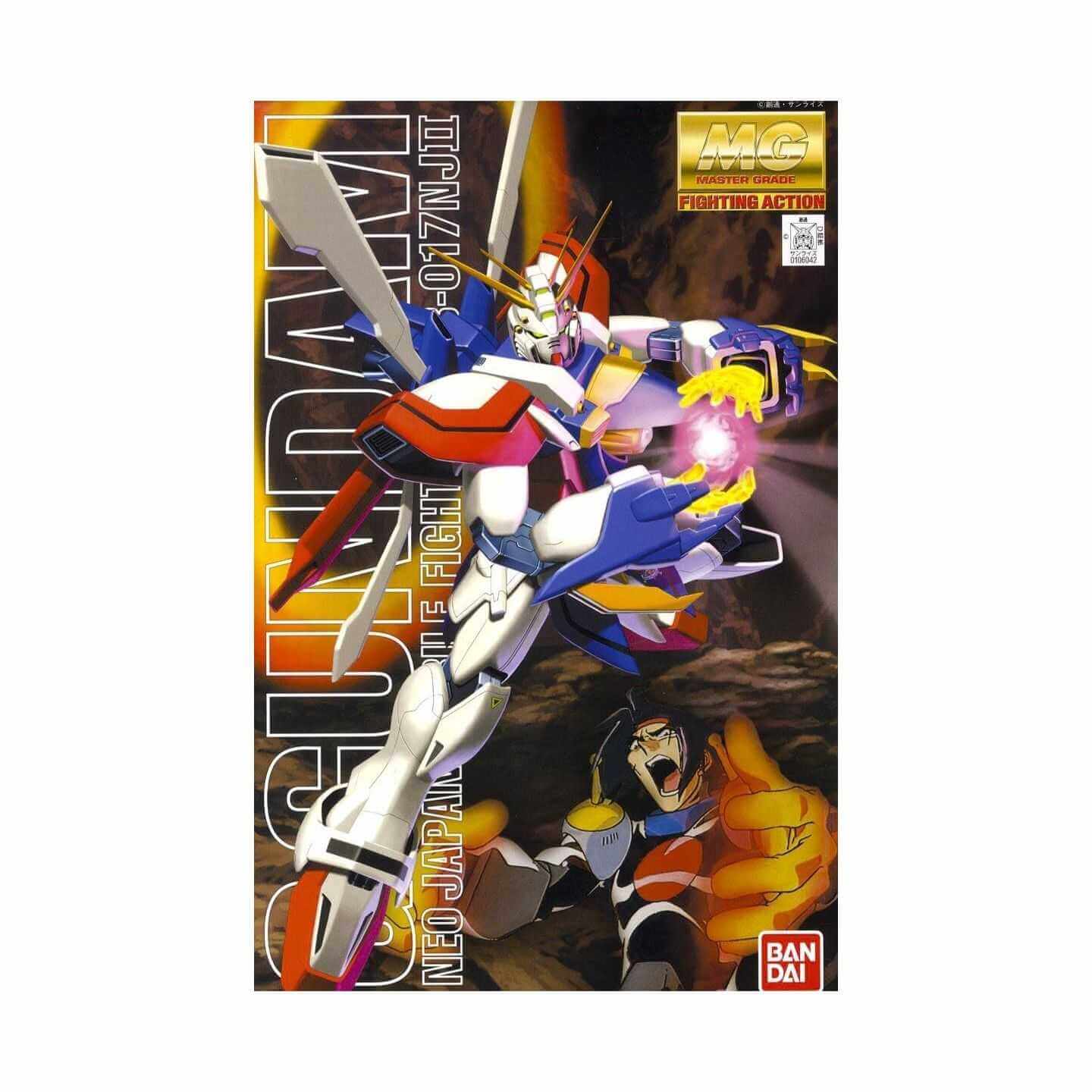 bandai-mg-mobile-fighter-g-gundam-master-grade-god-gundam-model-kit-figure Mg Gundam burning 1/100 - Image 1
