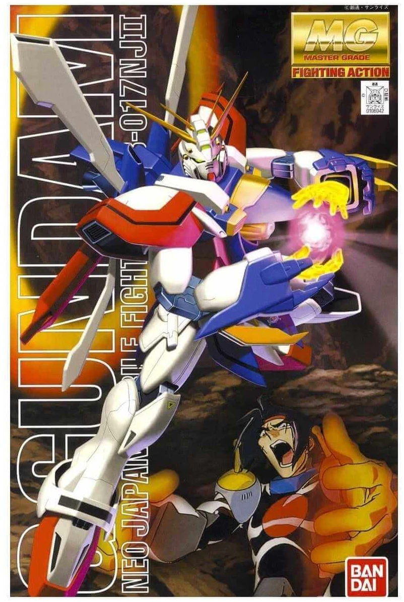 bandai-mg-mobile-fighter-g-gundam-master-grade-god-gundam-model-kit-figure Mg Gundam burning 1/100 - Image 1