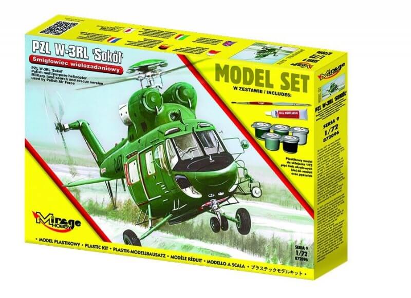 c6dc2bba3fb59759a253aaa1d7e768f3 MODEL SET Śmigłowiec PZL W - 3RL Sokół 1/72 - Image 1