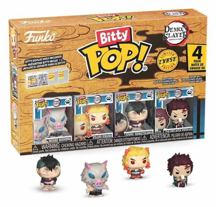 x_fk86951 Funko Bitty POP! Demon Slayer: Kimetsu no Yaiba - 4 pack - Image 1