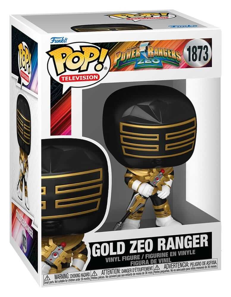 x_fk90422_a Funko POP! Power Rangers Zeo - Zeo Ranger Gold #1873 - Image 1