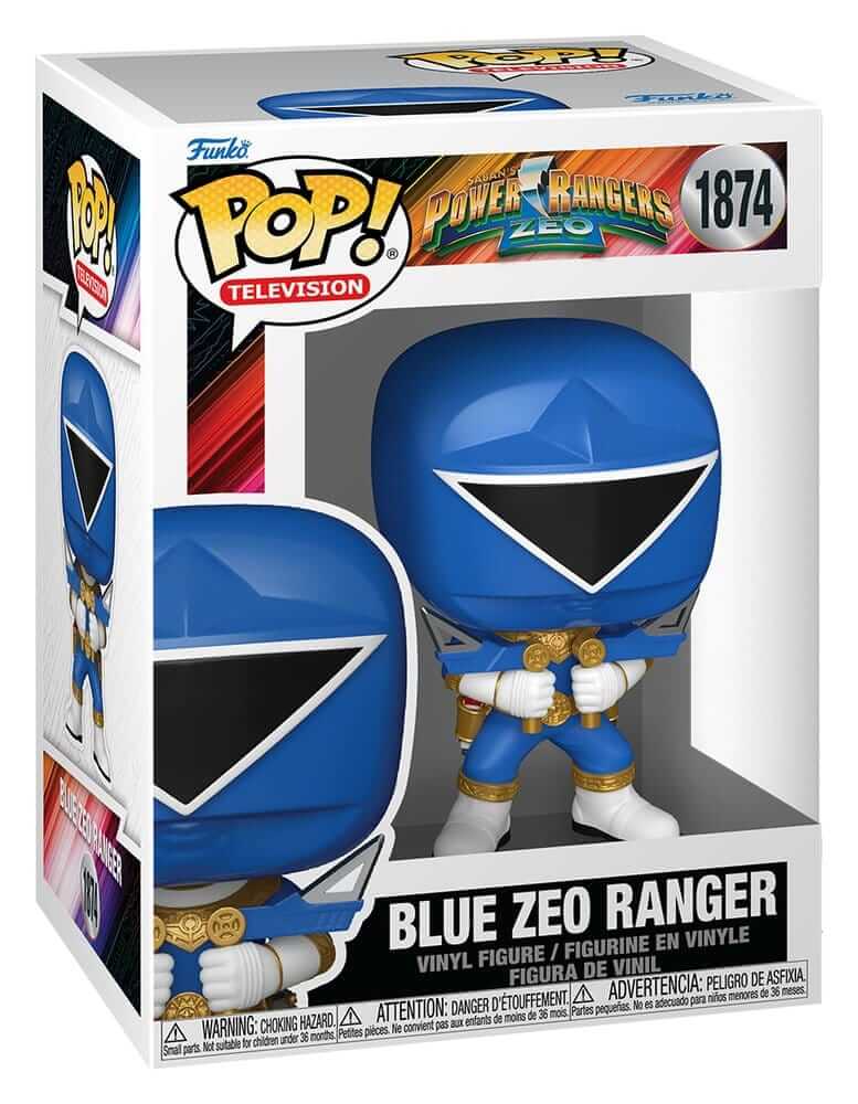 x_fk90423_a Funko POP! Power Rangers Zeo - Zeo Ranger Blue #1874 - Image 1