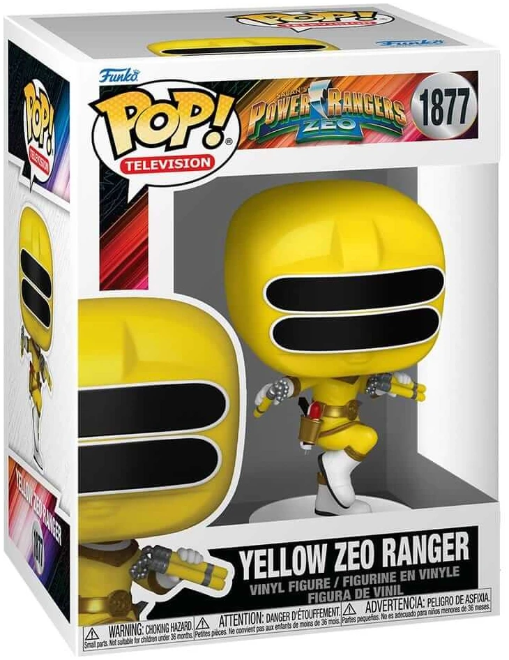 x_fk90426_a Funko POP! Power Rangers Zeo - Zeo Ranger Yellow #1877 - Image 1