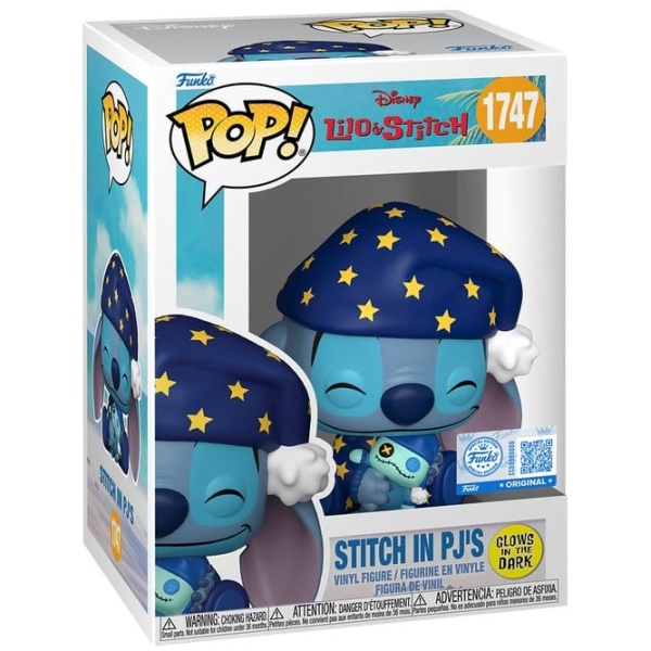 Funko POP! Disney: Lilo & Stitch - Stitch Starry PJs (GITD) #1747 special edition