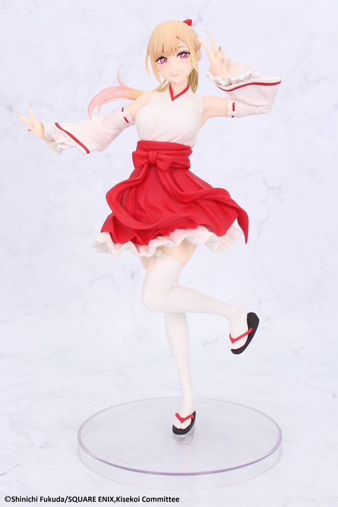 x_sysemakishma My Dress-Up Darling Vivit PVC Statue Marin Kitagawa Shrine Maiden Ver. exclusive 20cm - Image 1