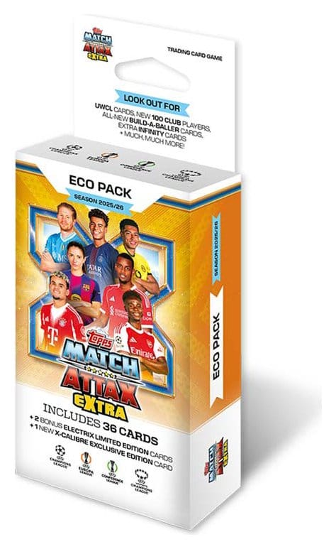 x_topp078772 UEFA Champions League Match Attax Extra Trading Cards 2025/26 Eco Pack - Image 1